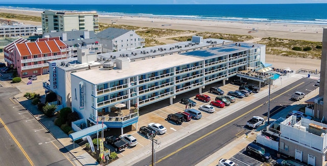 9103 Atlantic Ave Unit 413, Wildwood Crest, NJ 08260 - drone / aerial view of apartment complex / building and unending shoreline