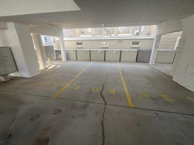 view of parking deck