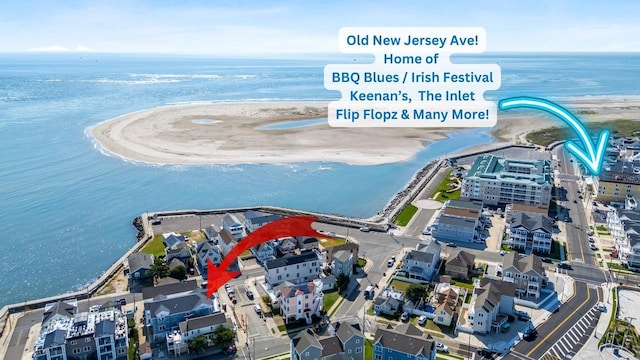 3 Mace Ave Unit A, North Wildwood, NJ 08260 - aerial overview of property's location featuring expansive coastline