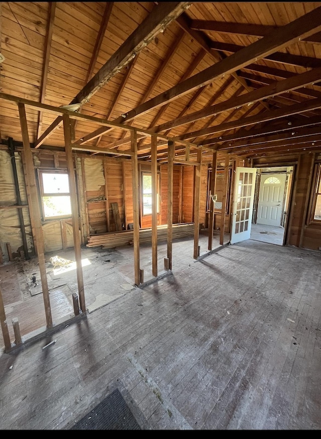 51 W New York Ave, Villas, NJ 08251 - misc room featuring wood ceiling and vaulted ceiling