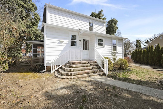 view of front of house