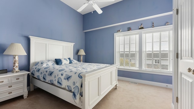 2025 Dune Dr Unit 2025, Avalon, NJ 08202 - bedroom featuring carpet and a ceiling fan