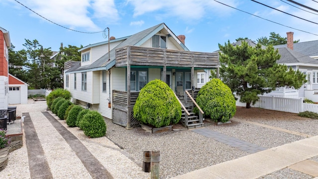 55 W 22nd St, Avalon, NJ 08202 - view of front of property featuring stairs