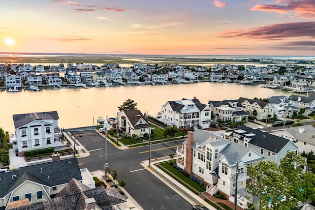 274 106th St, Stone Harbor, NJ 08247 - aerial view of residential area with a nearby body of water