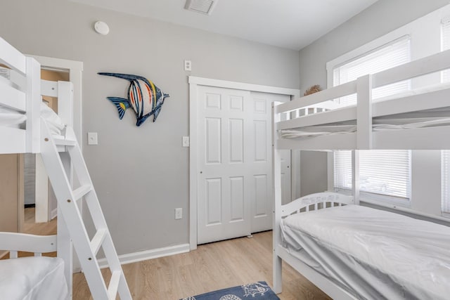 222 E Burk Ave Unit 4, Wildwood, NJ 08260 - bedroom featuring light wood-type flooring and baseboards