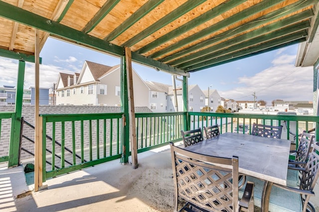 222 E Burk Ave Unit 4, Wildwood, NJ 08260 - view of patio with a residential view and outdoor dining space