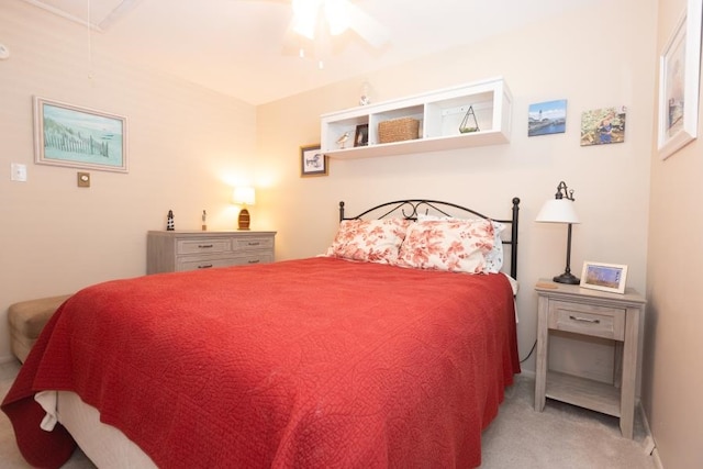 213 Hollywood Ave, Villas, NJ 08251 - bedroom featuring carpet floors, attic access, and ceiling fan