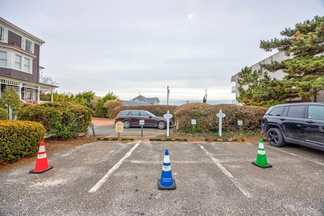 view of vehicle parking