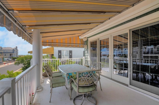 2404 Atlantic Ave, Longport, NJ 08403 - view of patio featuring outdoor dining space