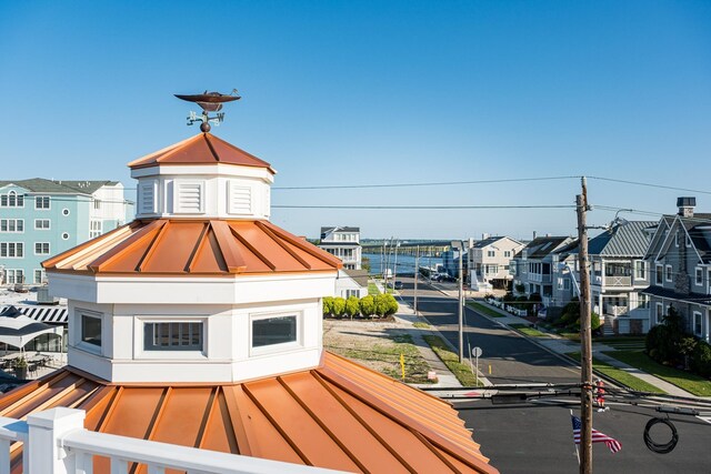 2404 Atlantic Ave, Longport, NJ 08403 - wooden deck with a residential view