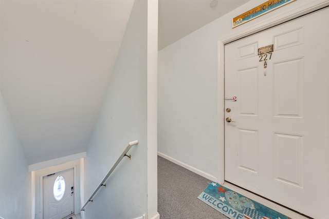 227 E Leaming Ave Unit A, Wildwood, NJ 08260 - foyer entrance featuring baseboards and carpet