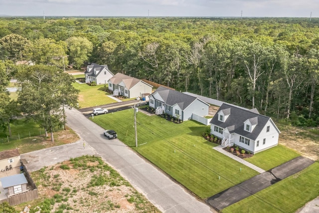 70 W Rising Sun Dr, Ocean View, NJ 08230 - aerial view of residential area with a heavily wooded area