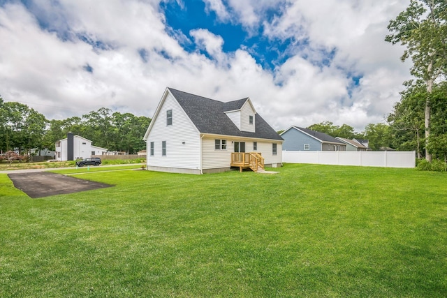 70 W Rising Sun Dr, Ocean View, NJ 08230 - rear view of house with a shingled roof