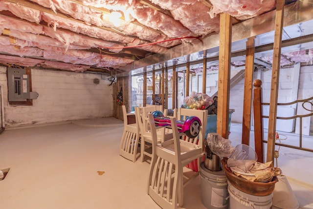 1025 Rte 47 S, Rio Grande, NJ 08204 - unfinished basement with electric panel
