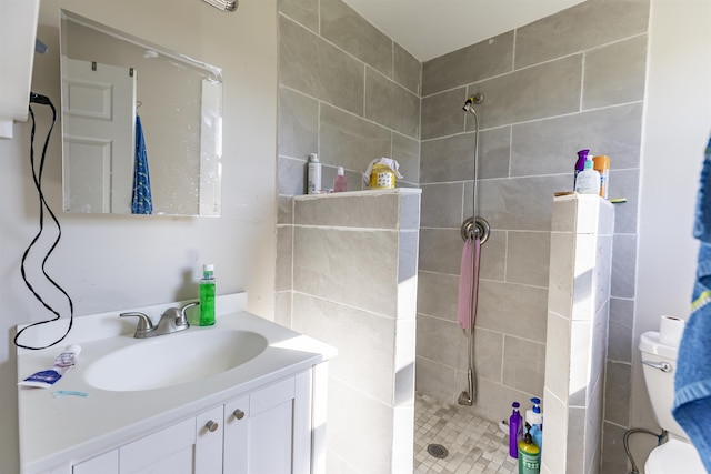 1025 Rte 47 S, Rio Grande, NJ 08204 - bathroom featuring a stall shower, vanity, and toilet