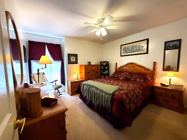 20 Summer Cir, North Cape May, NJ 08204 - bedroom with light carpet and a ceiling fan