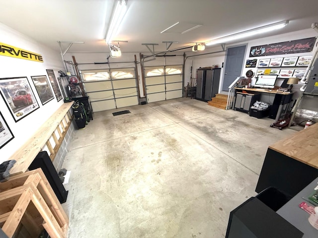 20 Summer Cir, North Cape May, NJ 08204 - garage with a garage door opener
