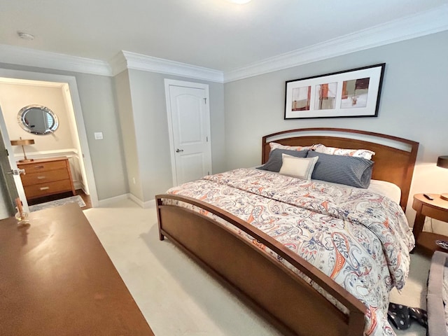847 Broadway Unit 8, West Cape May, NJ 08204 - carpeted bedroom with ornamental molding and baseboards