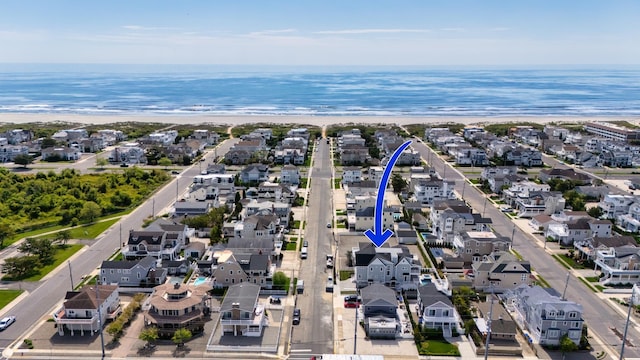 286 75th St, Avalon, NJ 08202 - aerial view of residential area with a large body of water