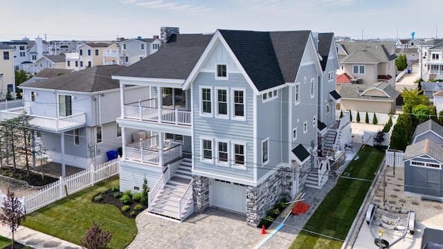 286 75th St, Avalon, NJ 08202 - aerial perspective of suburban area