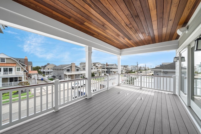 286 75th St, Avalon, NJ 08202 - deck with a residential view