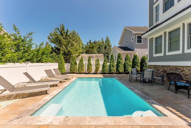 149 10th St, Avalon, NJ 08202 - view of pool with a patio and a fenced backyard
