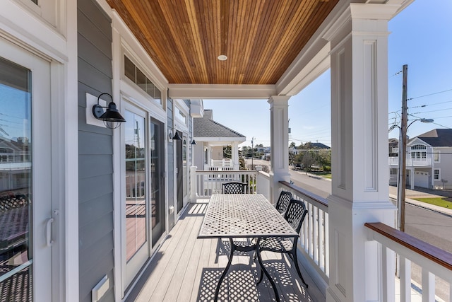 149 10th St, Avalon, NJ 08202 - balcony with outdoor dining area