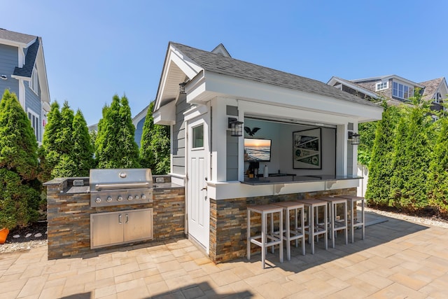 149 10th St, Avalon, NJ 08202 - view of patio / terrace with exterior kitchen