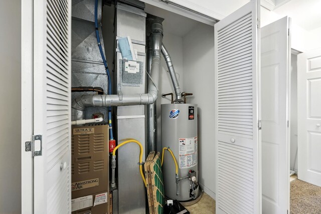 3102 Ocean Ave Unit G, Wildwood, NJ 08260 - utility room with water heater