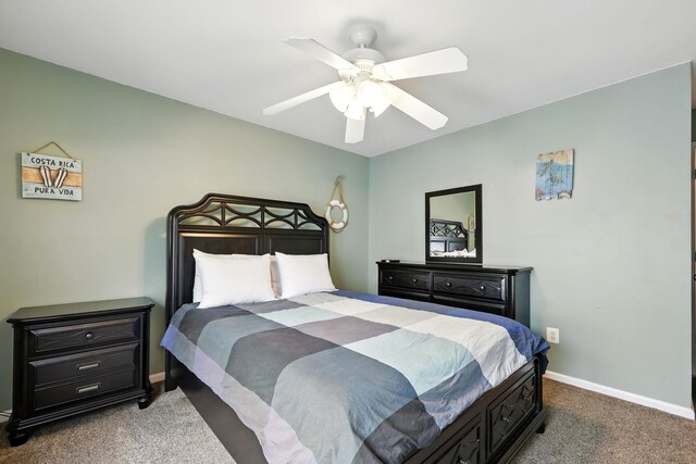 3102 Ocean Ave Unit G, Wildwood, NJ 08260 - bedroom with carpet flooring and ceiling fan