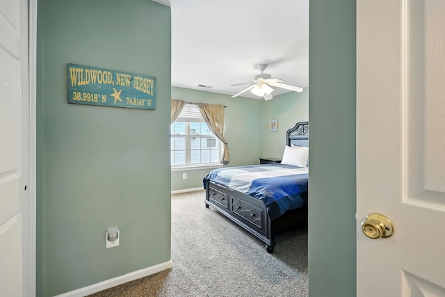 3102 Ocean Ave Unit G, Wildwood, NJ 08260 - bedroom featuring carpet and a ceiling fan