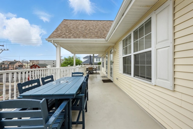 3102 Ocean Ave Unit G, Wildwood, NJ 08260 - view of patio / terrace with outdoor dining area and a deck