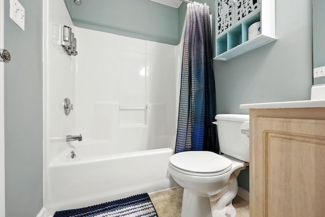 3102 Ocean Ave Unit G, Wildwood, NJ 08260 - full bath featuring shower / tub combo with curtain, vanity, and tile patterned flooring