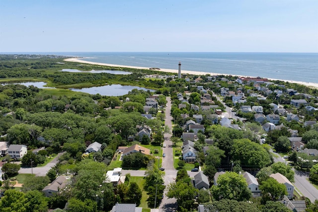 312 S Lake Dr, Cape May Point, NJ 08212 - aerial view of residential area featuring a large body of water