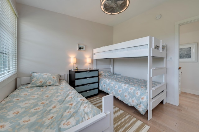 312 S Lake Dr, Cape May Point, NJ 08212 - bedroom with wood finished floors and baseboards
