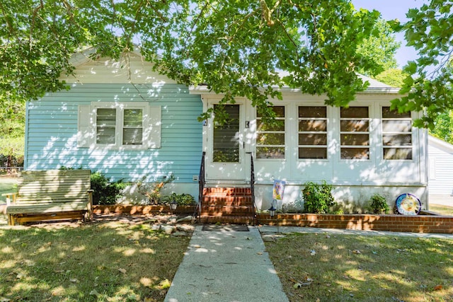 view of bungalow-style house