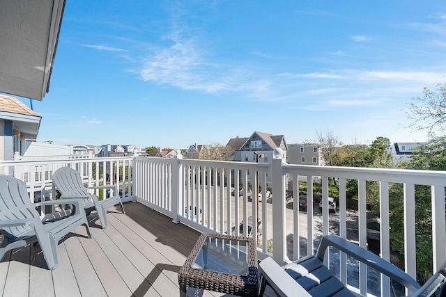 3009 Dune Dr Unit 5, Avalon, NJ 08202 - wooden deck featuring a residential view