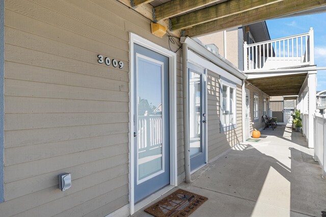 3009 Dune Dr Unit 5, Avalon, NJ 08202 - entrance to property with a balcony and a patio