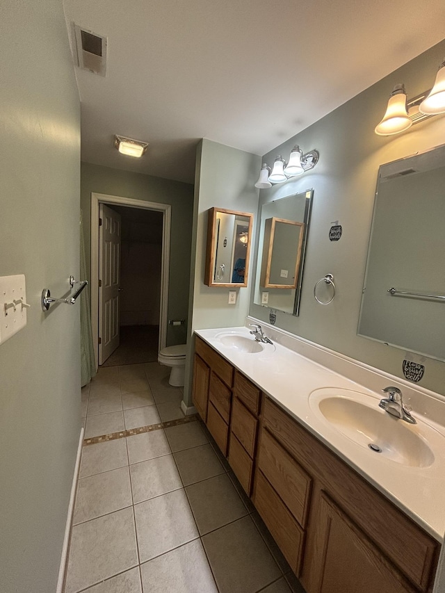 410 N 7th St Unit A, Rio Grande, NJ 08242 - bathroom featuring double vanity and tile patterned floors