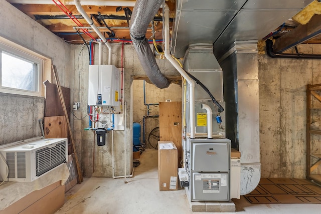 utilities featuring tankless water heater