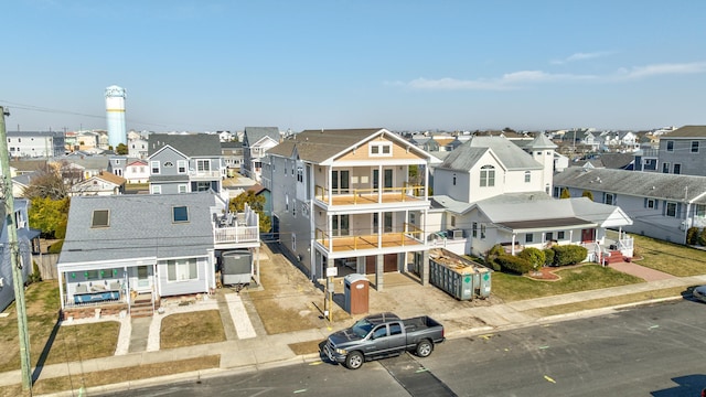 bird's eye view featuring a residential view