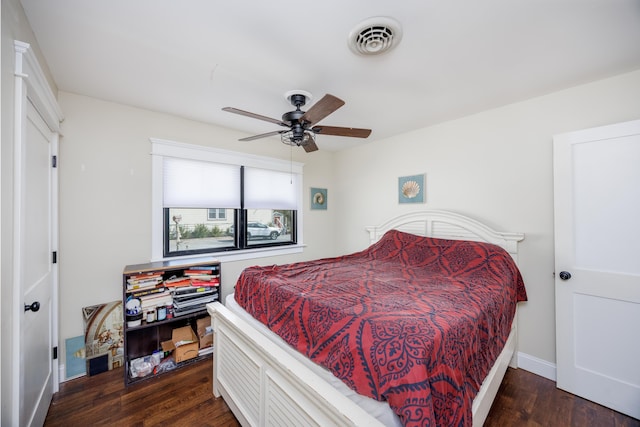 3108 Hemlock Rd, North Cape May, NJ 08204 - bedroom featuring wood finished floors and ceiling fan