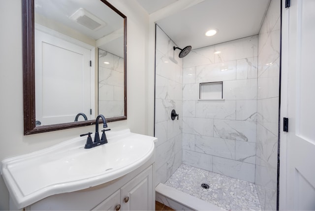 3108 Hemlock Rd, North Cape May, NJ 08204 - full bath with vanity and tiled shower