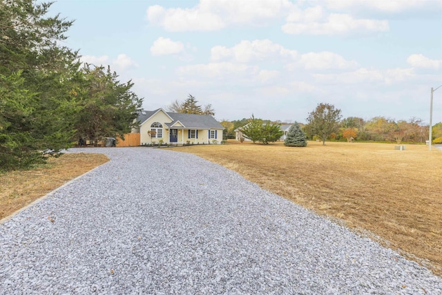 view of ranch-style home