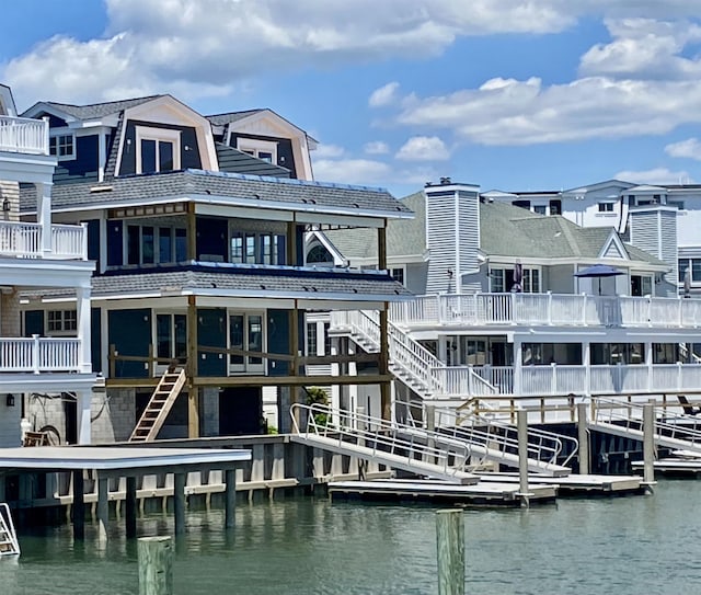2425 Harbor Ave Unit 2425, Avalon, NJ 08202 - dock with stairway and a water view