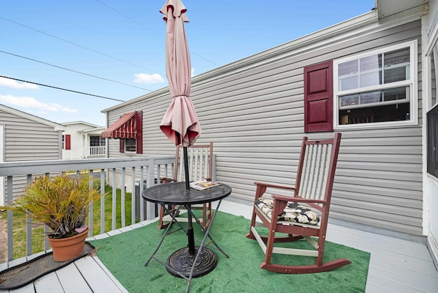 view of deck
