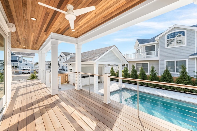 102 102nd St, Stone Harbor, NJ 08247 - wooden deck featuring a residential view