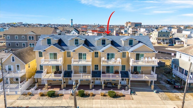 bird's eye view featuring a residential view