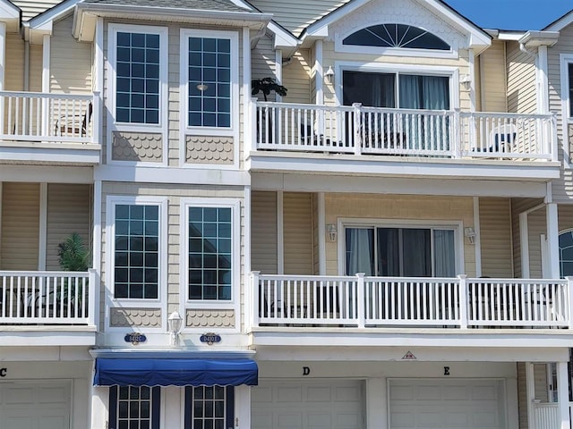 exterior space with a balcony