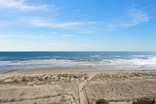 water view featuring a view of the beach